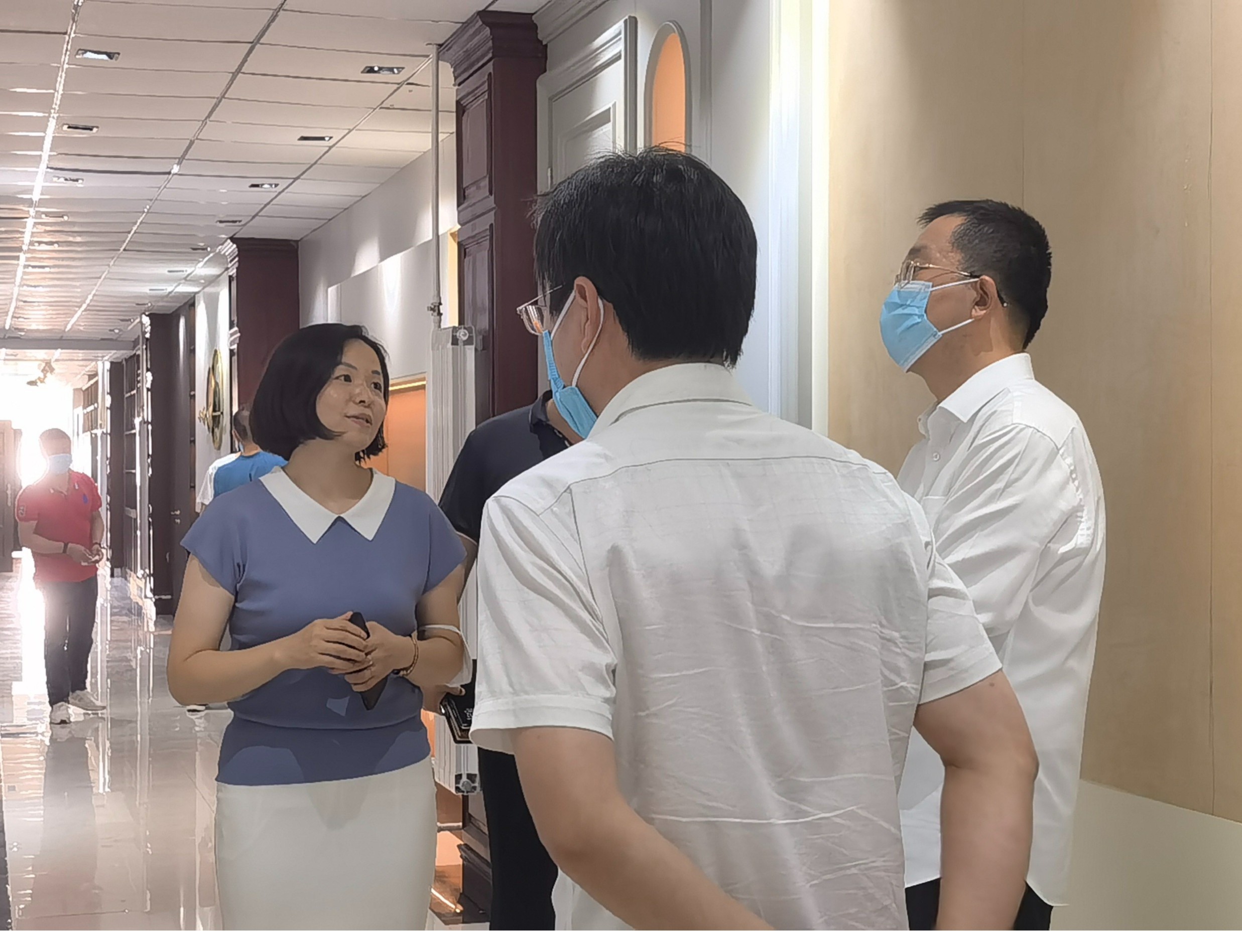 縣領導蒞臨圣仕隆工廠指導工作
